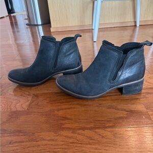 Kork-Ease Black Ankle Booties